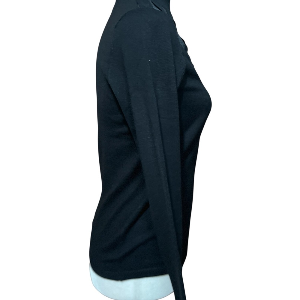 Carmen Marc Valvo Corp core contemporary comfort career turtleneck top - Picture 4 of 11